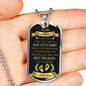 Marrying You Was The Best Decision - To My Husband Military Dog Tag