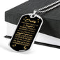 Daddy To Be, This Christmas I am Snuggled In Mommy's Tummy Luxury Dog Tag