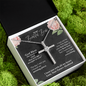 Wedding Gift For My Wife Cross Necklace | Wedding Day Gift for bride from Groom, To my Beautiful Bride Gift from Groom to Bride Gift Wedding Day