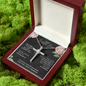 Wedding Gift For My Wife Cross Necklace | Wedding Day Gift for bride from Groom, To my Beautiful Bride Gift from Groom to Bride Gift Wedding Day