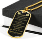 You're My Hero Already - Grandpa-to-be Luxury Dog Tag