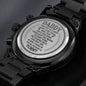 "Daddy to Be" Luxury Chronograph Watch