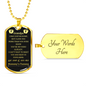 You're My Hero Already - Grandpa-to-be Luxury Dog Tag