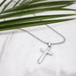 Custom To Our Grandson On Your First Communion Cross Necklace Gift, From Grandparents First Communion Gift