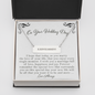Wedding Date Roman Numeral Necklace Gift For Bride, Wedding Gift For Bride, Roman Numeral Date Necklace, Custom Necklace