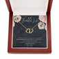 To My Beautiful Wife, I Found My Missing Piece, Luxury Solid 10K Gold Heart Necklace | Anniversary Gift from Husband