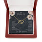 To My Beautiful Wife, I Love Everything About You, Luxury Solid 10K Gold Heart Necklace | Anniversary Gift from Husband