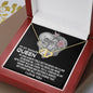 To My Badass Queen, You'll Forever Be My Riding Partner, Luxury Solid 10K Gold Heart Necklace | Anniversary Gift idea