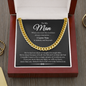 To My Man We're Closer Because of It All Link Chain Necklace | Romantic Gift for Husband | Anniversary & Birthday Gift