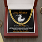 To My Sexy Hot Buck, You're The Best Trophy Chain Link | Outdoors, Hunting Boyfriend, Husband Gift | Valentine's Gift For Him
