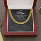 To My Man You Light Up My Life Link Chain Necklace | Romantic Gift for Husband | Anniversary & Birthday Gift