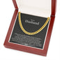 To My Husband You Are My Inspiration Cuban Link Chain Necklace | Gift For Husband From Wife | Anniversary, Christmas, Birthday Present