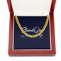 To My Husband Chain Link Necklace