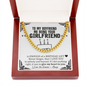 To My Boyfriend Cuban Chain Necklace, Funny Gift for Boyfriend, Unique Birthday Gift for Boyfriend