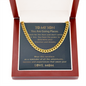 To my Son, You Are Going Places Cuban Chain Necklace | Gift for Son from Mom | Motivational Gift for my Son from Mom