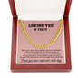 Loving You Is Yeezy Chain Necklace | Unique Boyfriend, Fiance, Husband Gift