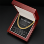 To My Husband Chain Necklace for Him, Romantic Birthday Gifts for Him, Anniversary Gift for Husband, Wedding Gift For Husband