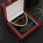 To My Harley Davidson Riding Partner Cuban Link Chain Necklace | Gift for Husband | Gift For Boyfriend | Motorcycle Life