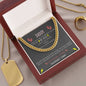 Daddy To Be You Are My Hero from Baby Bump Cuban Link Chain | Daddy To Be Cuban Link Necklace Gift | First Time Dad Gift | New Dad Gift | New Dad Jewelry Gift