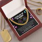 Leveled Up To Daddy You Are Already My Hero Cuban Chain Link Necklace | First Father's Day | Baby Bump Gift to Dad
