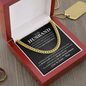 To My Husband Chain Necklace for Him, Romantic Birthday Gifts for Him, Anniversary Gift for Husband, Wedding Gift For Husband