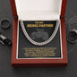 To My Riding Partner Harley Davidson Cuban Link Chain Necklace | Gift for Biker Husband | Gift For Biker Boyfriend | Motorcycle Life