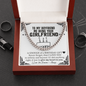 To My Boyfriend Cuban Chain Necklace, Funny Gift for Boyfriend, Unique Birthday Gift for Boyfriend