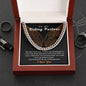 To My Harley Davidson Riding Partner Cuban Link Chain Necklace | Gift for Biker Husband | Gift For Biker Boyfriend | Motorcycle Life