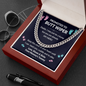 Promoted To Butt Wiper Cuban Chain Link Necklace | First Father's Day | Baby Bump Gift to Dad