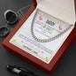 Daddy To Be You Are My Hero from Baby Bump Cuban Link Chain | Daddy To Be Necklace Gift | First Time Dad Gift | New Dad Gift | New Dad Jewelry Gift