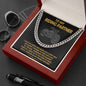 To My Riding Partner Harley Davidson Cuban Link Chain Necklace | Gift for Biker Husband | Gift For Biker Boyfriend | Motorcycle Life