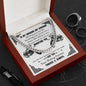 To My Smoking Hot Husband Cuban Link Chain Necklace | Gift for Biker Husband | Motorcycle Life | Gif for Riding Partner