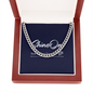 To My Husband Chain Link Necklace