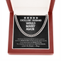 To My Excellent Husband Cuban Chain Link | Birthday Gift For Husband | Anniversary Gift for Man | Husband Funny Gift