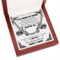 To My Smoking Hot Husband Cuban Link Chain Necklace | Gift for Biker Husband | Motorcycle Life | Gif for Riding Partner