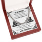 To My Trucker Brother Stay Safe Cuban Chain Necklace| Christmas, Birthday Gift from Sister | Gift To Trucker Brother from Your Sister