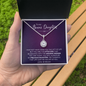 To My Bonus Daughter Eternal Hope Necklace| I Will Always Be There for You| Gift for Bonus Daughter from Bonus Mom / Step-Mom / Step-Dad