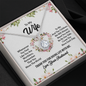 To My Wife You Mean The World To Me And The Children Eternal Hope Necklace | Anniversary Gift For Wife | Valentine's Gift For Wife