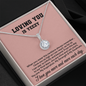 Loving You Is Yeezy Future Mrs Eternal Love Necklace | To My Future Wife, Fiance Gift | Unique Proposal Gift For Her