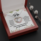 To My Wife You Mean The World To Me And The Children Eternal Hope Necklace | Anniversary Gift For Wife | Valentine's Gift For Wife