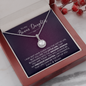 To My Bonus Daughter Eternal Hope Necklace| I Will Always Be There for You| Gift for Bonus Daughter from Bonus Mom / Step-Mom / Step-Dad