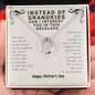 Instead of Grandkids Can I Interest You In This Lucky Mother-In-Law Necklace | Funny Mother's Day Necklace from Mother-In-Law | Husband Mom Mother's Day Gift