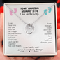 To My Amazing Mommy To Be Necklace | Mom To Be Gift, Pregnancy Gift for Mom To Be, Mommy Present From Unborn Baby
