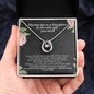 Funny Mothers Day Message Card Necklace | Having Me As A Daughter Is The Only Gift Your Need Card for Mom from Daughter