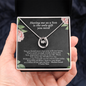 Funny Mothers Day Message Card Necklace | Having Me As A Son Is The Only Gift Your Need Card for Mom from Son