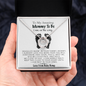 Mommy I Am On The Way Necklace | Mom To Be Gift, Pregnancy Gift for Mom To Be, Mommy Gift From Baby Bump