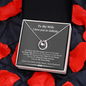 To My Wife I Love You To Infinity Lucky In Love Necklace; Anniversary Gift For Wife; Birthday Gift For Wife