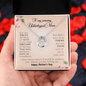 To My Amazing Unbiological Mom, Lucky In Love Necklace Mom Necklace, Present for Mother's Day