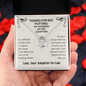 Thanks for Not Putting My Husband Up For Adoption Lucky in Love Necklace | Funny Mother's Day Gift For Mother-In-Law | Gift from Daughter-In-Law| Blessed to Have You In my Life