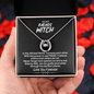 To My Badass Witch We Have Each Other Pure Luck Necklace | Gift for Best Friend | Unbiological Sister Gift For Bestie Birthday Necklace Gift Set